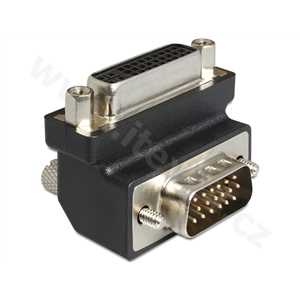 Adapter DVI-I(24+5) F - VGA (M) 90° (65425)