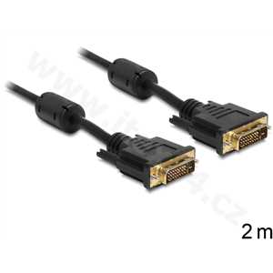 Delock připojovací kabel DVI-D 24+1 samec > samec 2 m (83190)