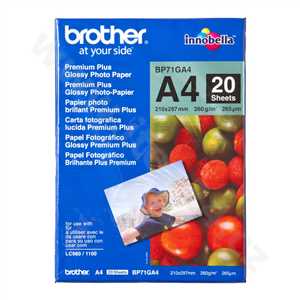 Brother BP71GA4 fotopapír A4 lesklý, 20 listů, 260g