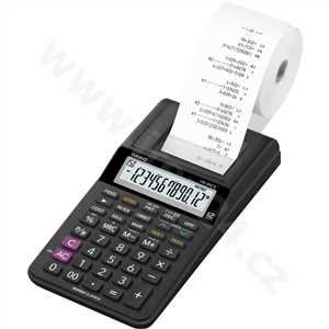 Casio HR 8 RCE BK Kalkulačka s tiskem, černá