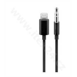 Apple Lightning audio redukční kabel na 3.5mm stereo jack, 1m, černý