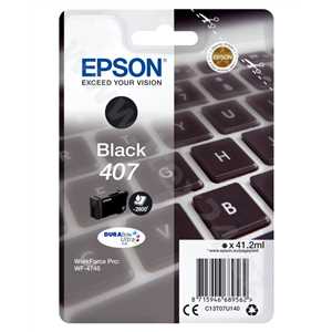 Epson 407 - černá - originál - inkoustová cartridge