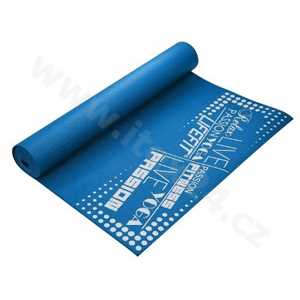 LifeFit Slimfit, 173x58x0,4cm, modrá gymnastická podložka