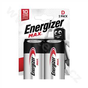 Energizer MAX - Velký monočlánek D/2