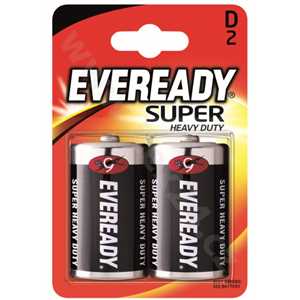 Energizer Eveready Super (blistr) - Velký monočlánek D