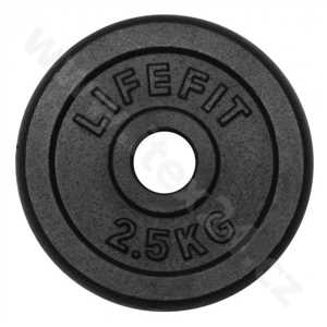LifeFit Kotouč 2,5kg, kovový, pro 30mm tyč