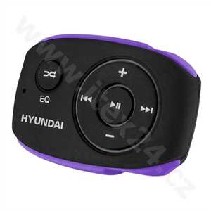 HYUNDAI MP3 přehrávač MP 312 GB8 BP černo fialový