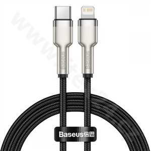 Baseus Cafule Series nabíjecí/datový kabel USB-C na Lightning PD 20W 2m, černá